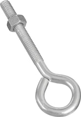 National Hardware N221-226 Eye Bolt, 5/16-18 Thread, 2-1/4 in L Thread, 3/4 in ID Dia Eye, 2.72 in L Shank, Steel, Zinc